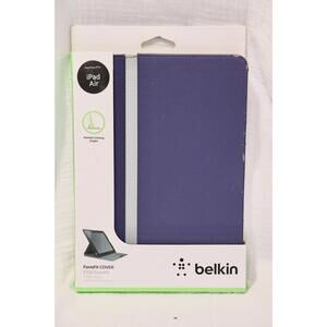 Belkin iPad Air Case Folding Folio Blue Mag Close NEW